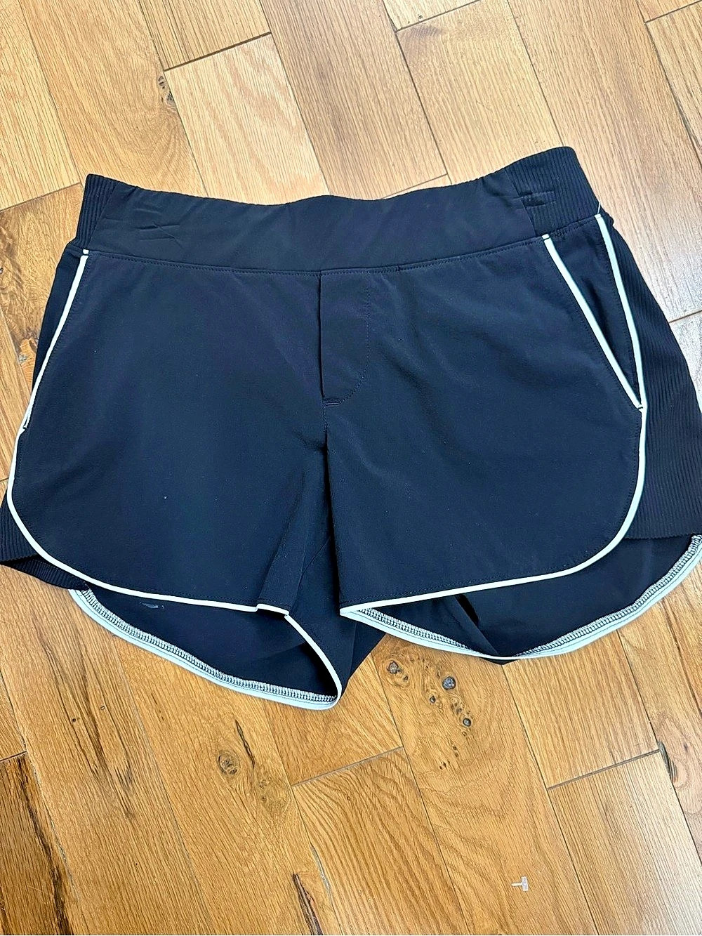 Athleta Athletic Running Shorts in Black Size 2